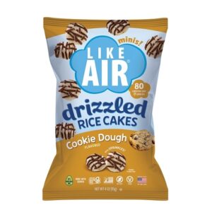 Like Air Drizzled Rice Cakes Cookie Dough 4oz 8ct